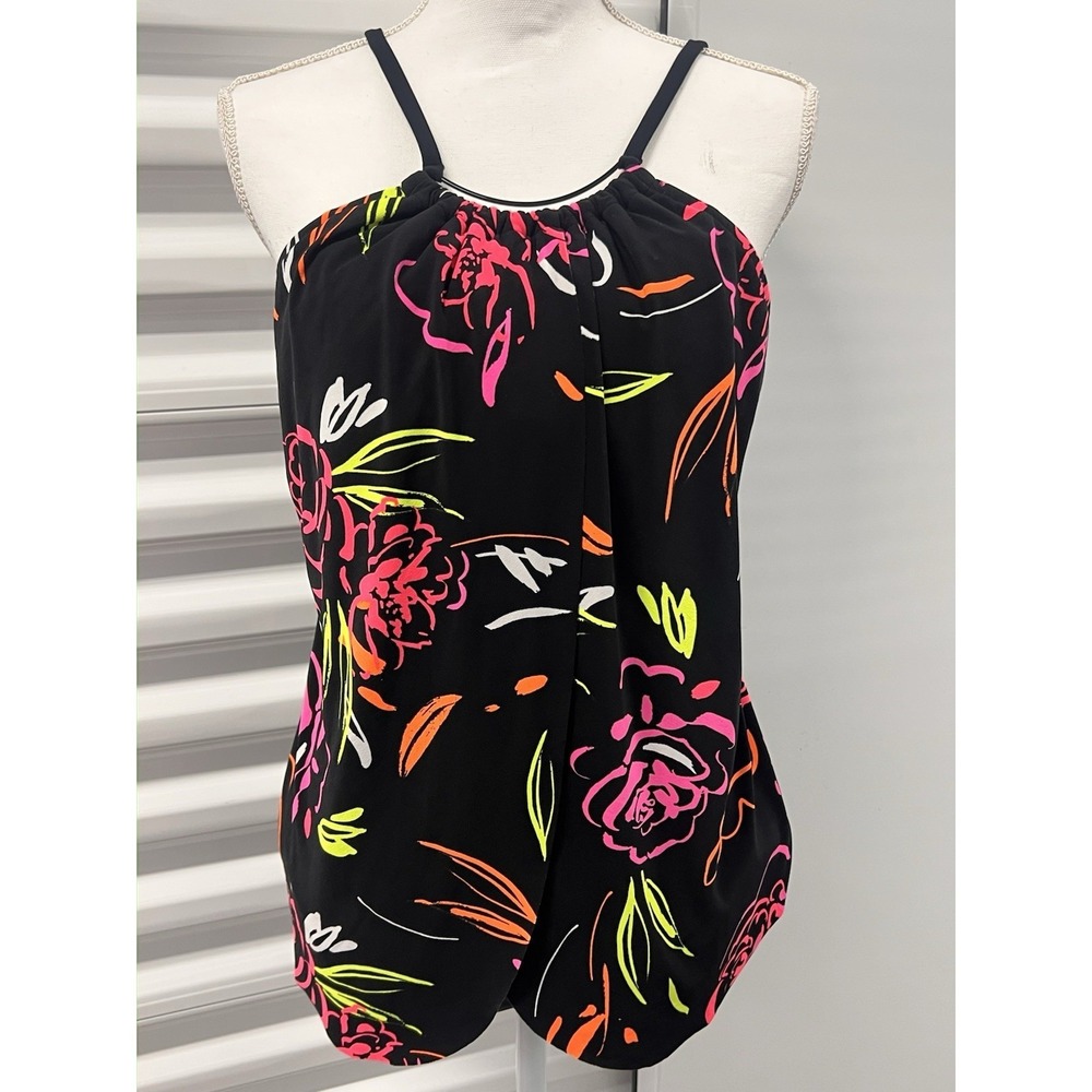 Magicsuit Women's Swimsuit Size 14 Jill Neon Nature One Piece Fly Away Front